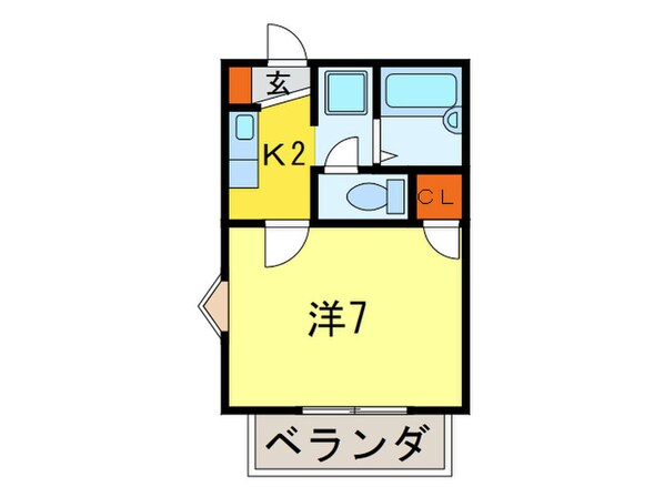 コンフォ－ル売布の物件間取画像